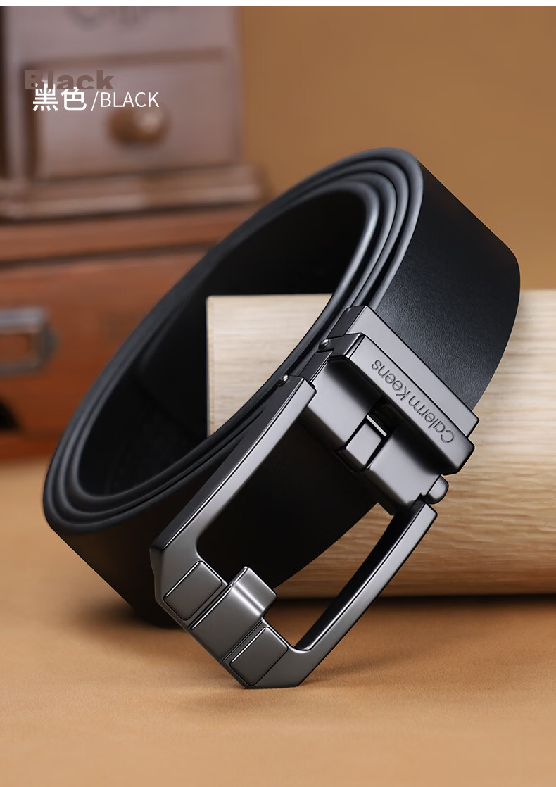 Calermkeens Men's Genuine Leather Belt 2026 New Automatic Buckle Vintage Versatile Waistband Birthday Gift for Men 20