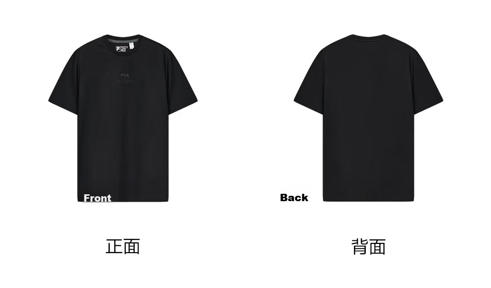 FILA Official Men's Knitted Short Sleeve Shirt 2026 Summer New Simple Casual Basic Versatile T-Shirt 27
