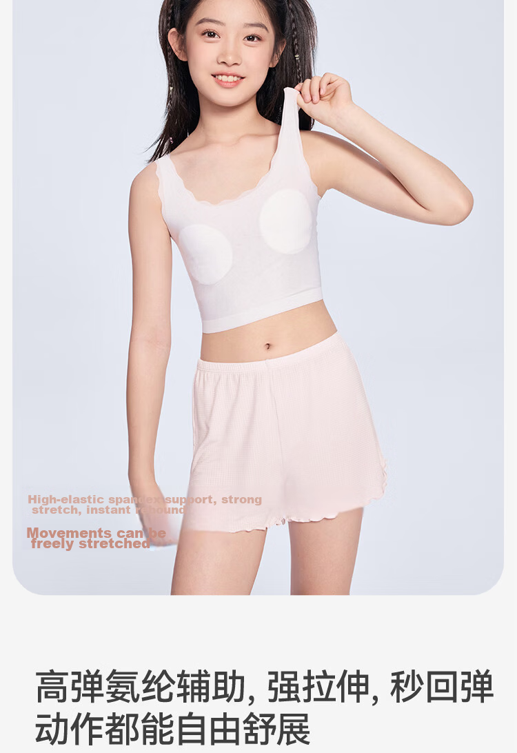 Jiusuiban Girls' Anti-Exposure Safety Shorts Modal Boyshorts for Girls A-Class Soft Breathable Underwear 6