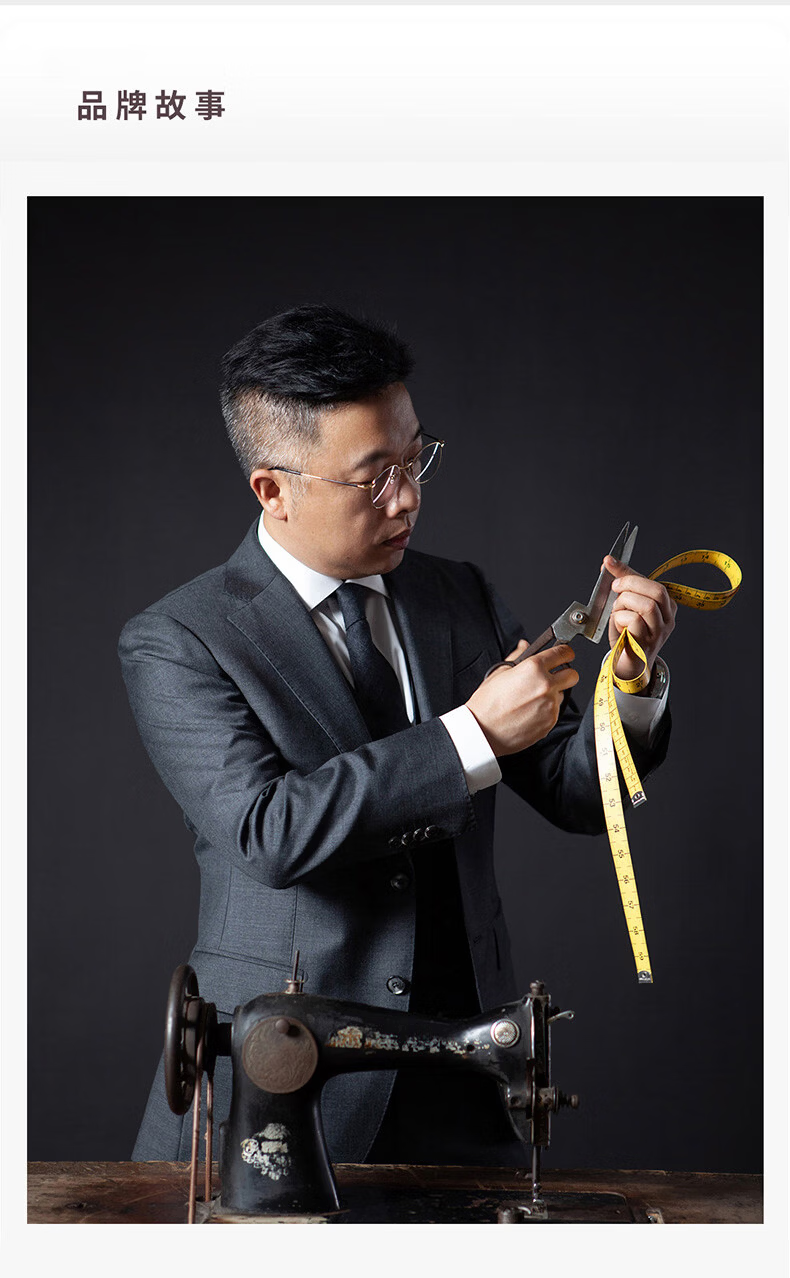 Shirt Lao Luo [Xinyue No.1] Machine Washable Bark Texture Wrinkle-Resistant Portable Business Travel Suit Jacket Single 251B0S513N 18
