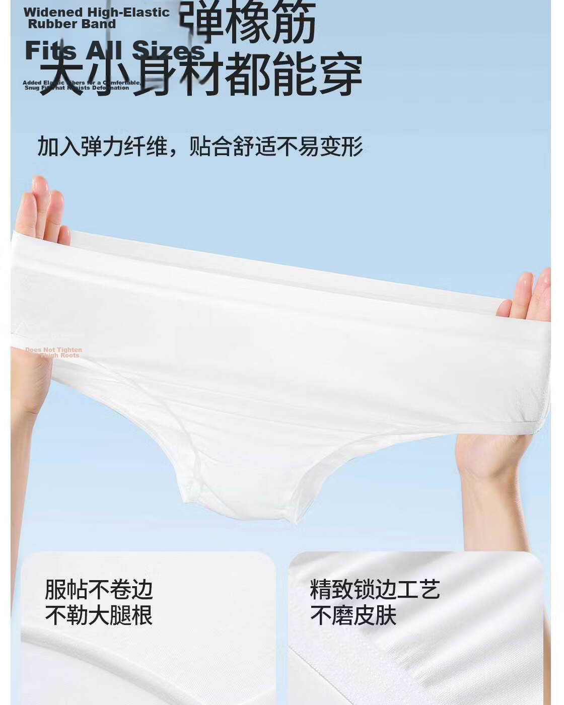 MINISO 3-Pack Lightweight Clean Men's Travel Disposable Boxer Briefs XL Size*1 Pack Wash-Free Daily Shorts 17