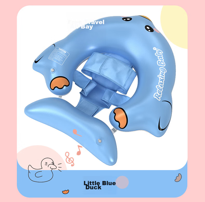 SwimmingBaby Baby Swimming Ring Children's Infant Swim Ring Newborn Safety Anti-Tip Float Green 16