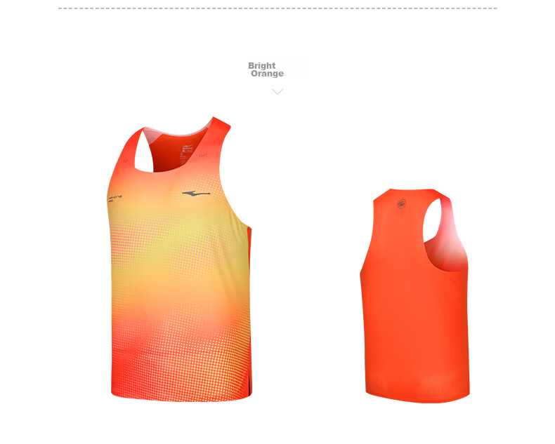 ERKE Feihong Pro Quick-Dry Running Vest Summer Sleeveless Moisture-Wicking Lightweight High-Elasticity Racing T-Shirt 16