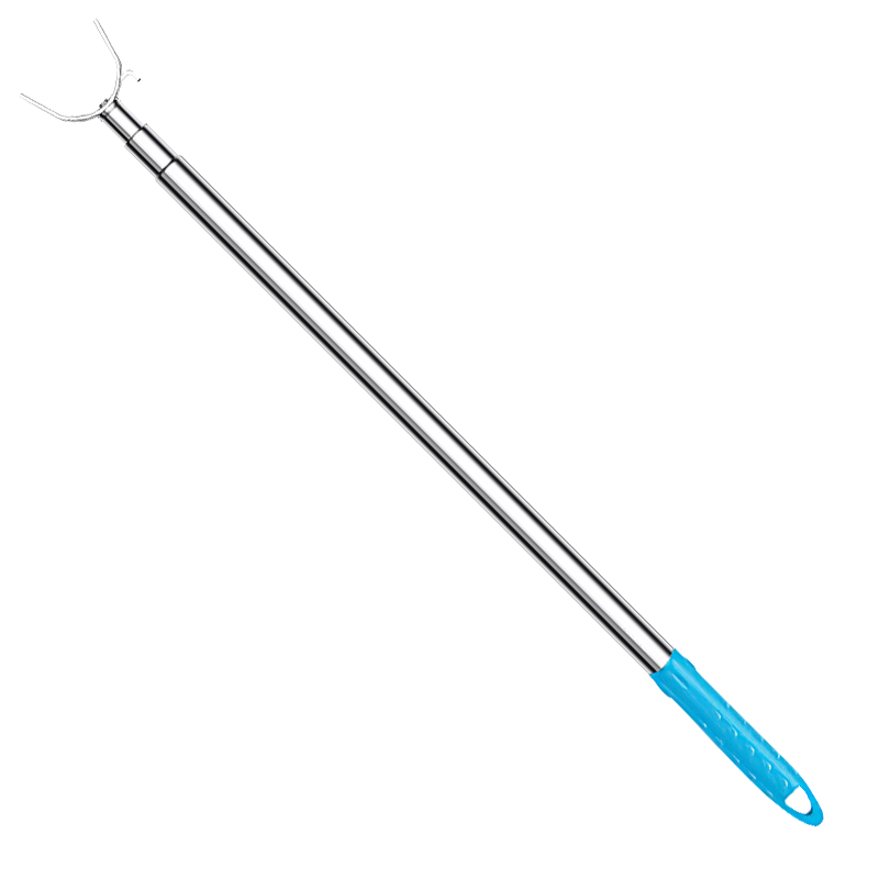 40,000km Stainless Steel Telescopic Clothes Drying Rod Fork Household Extendable Support Pole Balcony Hanger Rod