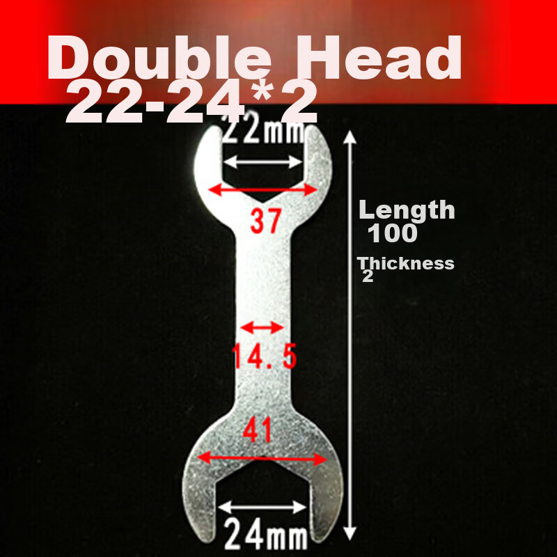 Chuke Ultra-Thin Open-End Double-Head Mini Wrench Furniture Bathroom Toy Appliance Stamping Installation Simple Single Wrench Set 5