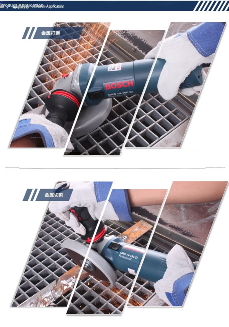 BOSCH Industrial Heavy-Duty High-Power Angle Grinder GWS14-125CI [1400W] 1