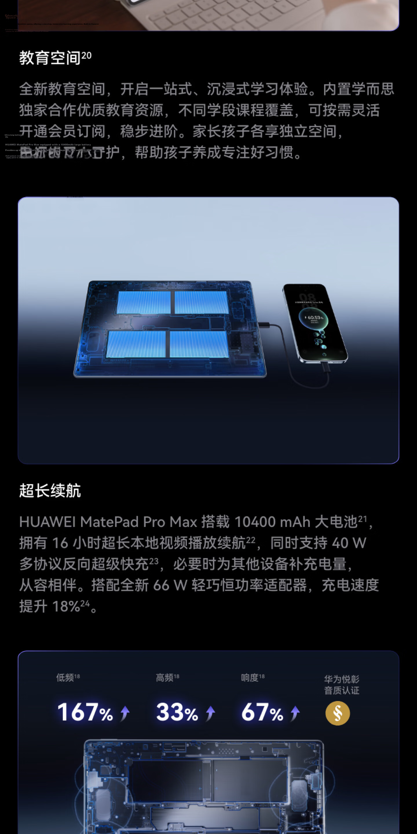 HUAWEI MatePad Pro Max 13.2-inch Tablet 3K OLED Screen Office Creative Tablet 12+512GB Deep Space Gray 21
