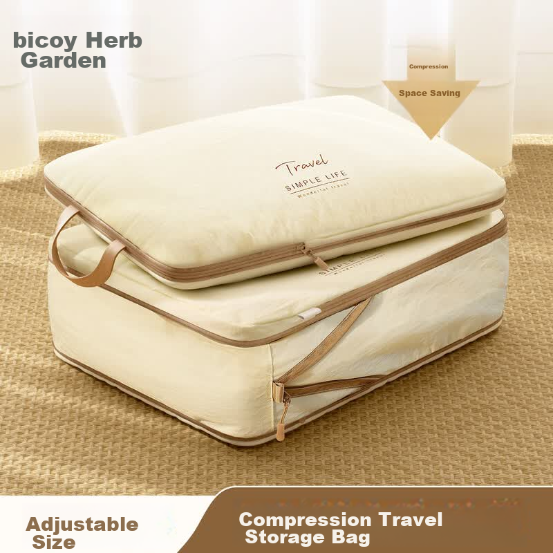 Baicaoyuan Travel Storage Bags L Size 2-Pack Luggage Organizer Underwear Clothes Packing Bags for Travel Business Trips