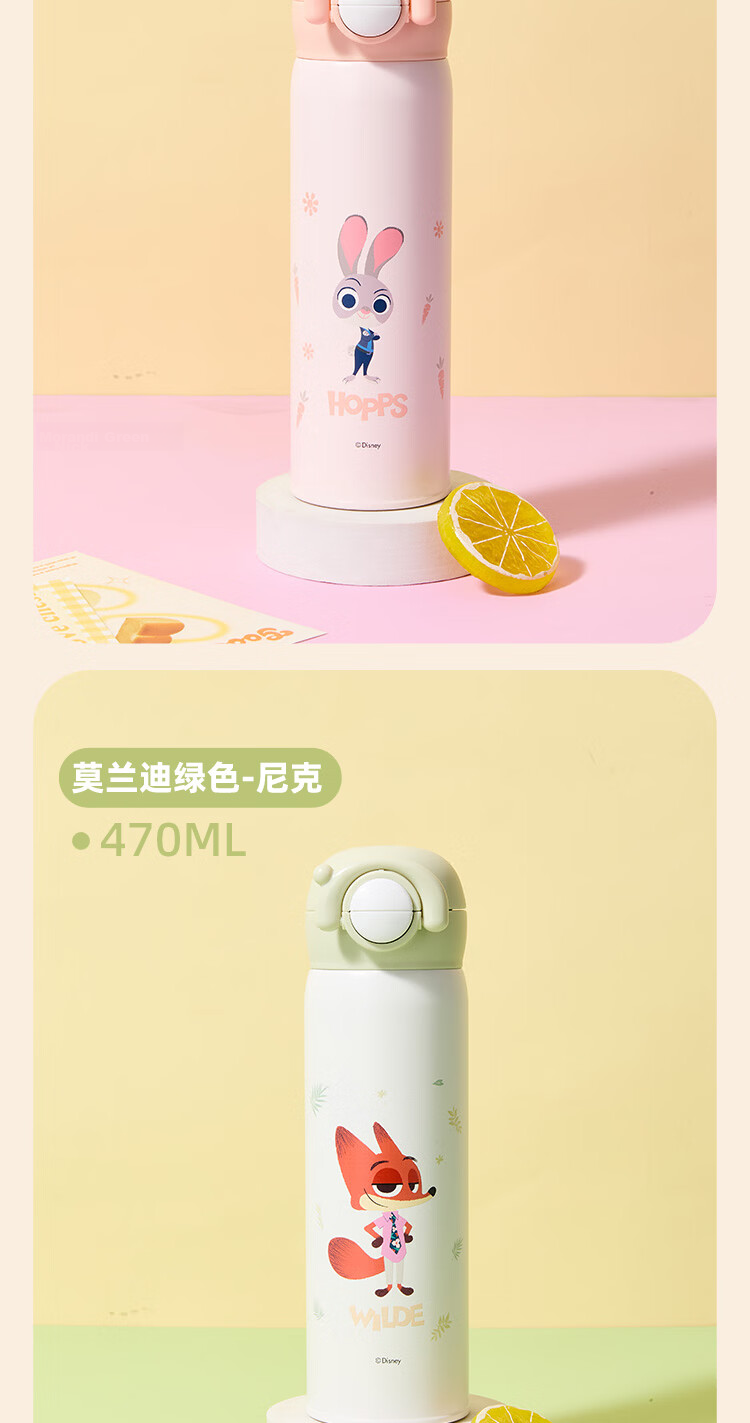 Disney Kids Insulated Straw Water Bottle for Boys Preschool Student School Toy Story Gift for Girls 12