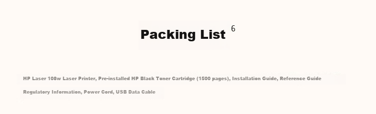 HP 108w Wireless Laser Printer Compact Home Student Higher Configuration (Sharp Series) 13
