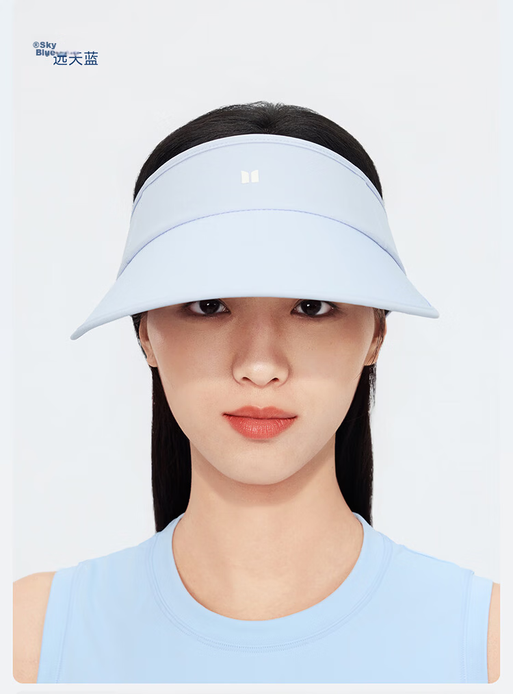 Moxun [Zhao Lusi Same Style] Wide Brim Open Top Sun Protection Hat for Women 2026 New Outdoor Cycling Sunshade Cap 17