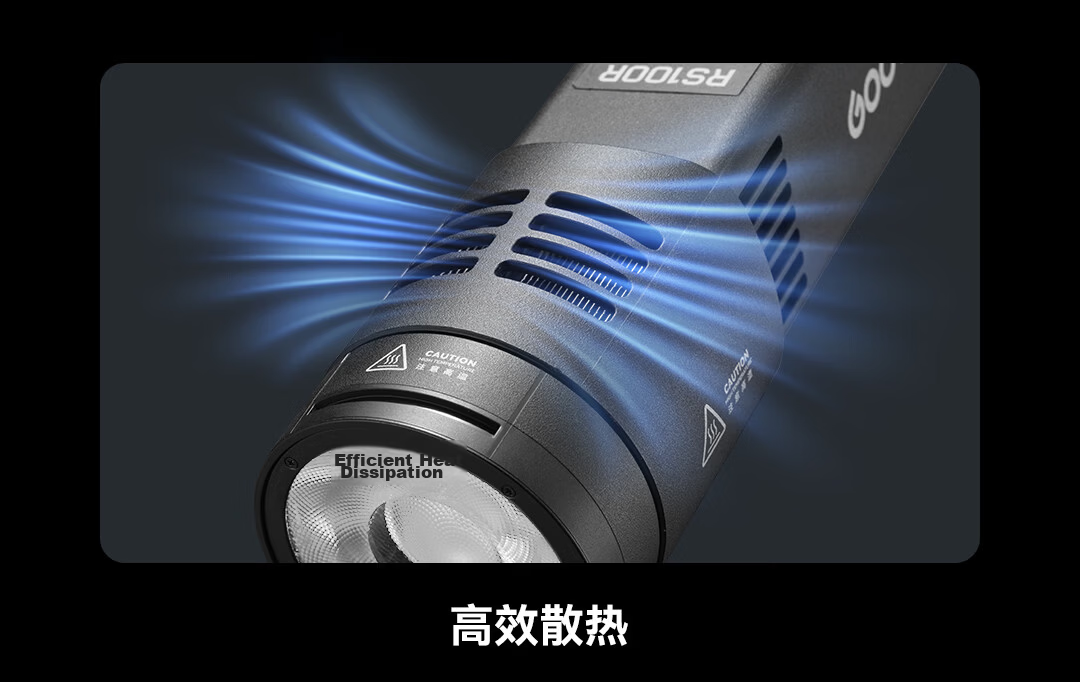 Godox RS100R Bicolor LED Video Light RGB Full Color Continuous Light Photography Portrait Video Modeling Spotlight Outdoor Atmosphere Lens Light [Official Standard Edition] 9