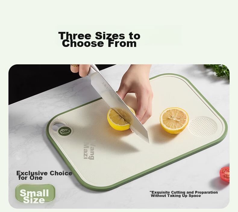 Wang Mazi Antibacterial and Mildew-Resistant Fruit Cutting Board, Food-Grade Double-Sided Chopping Board for Home Use, Small Size for Cooked Food, Baby Food, and Vegetables 18