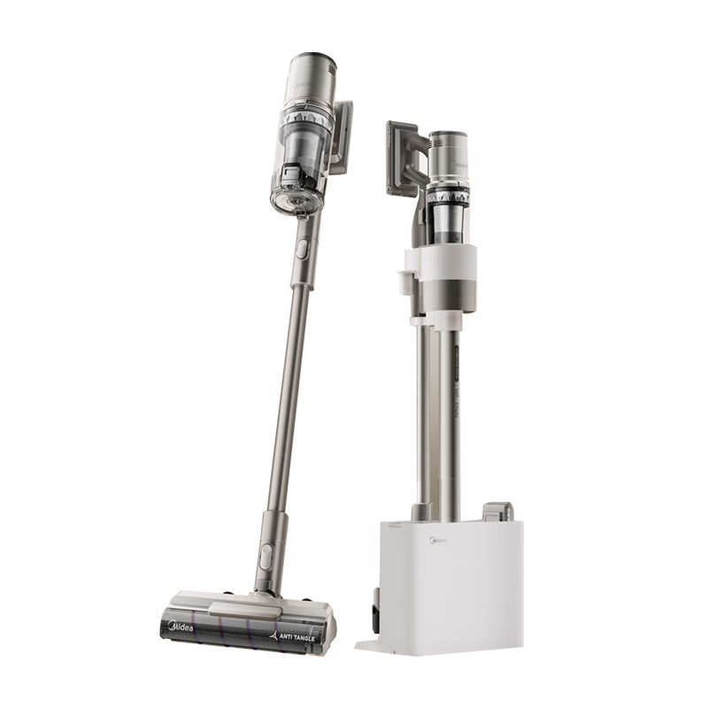 Midea F30station Automatic Dust Collection Space Station Wireless Long Battery Life Handheld Vacuum Cleaner for Pet Hair with 100-Day Maintenance-Free and Hair Cutting Function