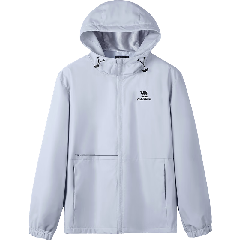 CAMEL Sports Jacket, New Style for Men And Women, Spring And Autumn Collection, Slim Fit, Fleece-Lined Casual Jacket, Outdoor Water-Repellent Hiking Wear, Windbreaker