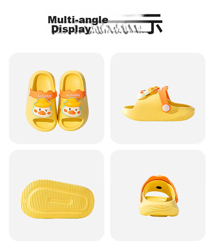 Pig Daddy Children's Slippers Girls Summer Toddler 2026 New Middle and Small Kids Indoor Non-Slip Baby Pink Sandals Size 17 13