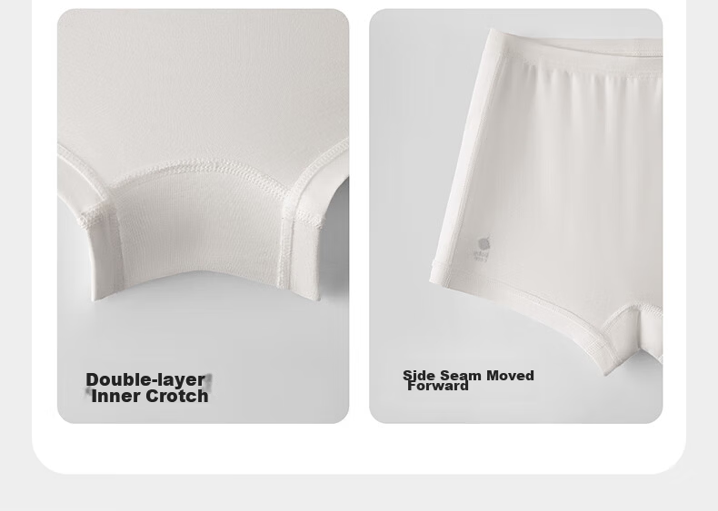 Babycare Children's Camellia Underwear Baby Boxer Shorts Baby Bubu Gaosheng - White 1 Pack 100 17