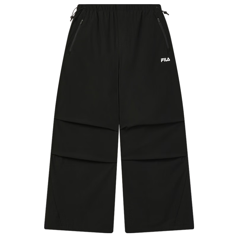 FILA Women's Woven Long Pants 2026 Summer Casual Loose Cool Sun-Protective Straight-Leg Trousers [Han So-hee Style]