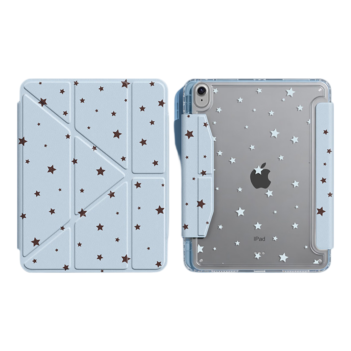 Uston Compatible Apple iPad Air 8 Case iPad Air 11-inch Tablet Cover Full Protection with Pencil Slot Air 5/6 Air 7 Airbag Shockproof Acrylic Anti-Bend