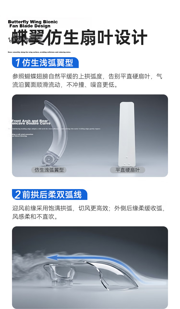 JD Jingzao Yufengzhe Smart Fan Light 42-inch Invisible Full-Spectrum Eye Protection Bedroom Living Room Dining Ceiling Fan Light Integrated 8