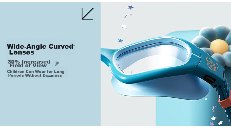 WATERTIME Kids Waterproof Anti-Fog HD Mid-Frame Swimming Goggles Boys Girls Professional Swim Training Gear 5