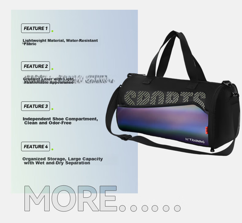 361° Swimming Bag Wet and Dry Separation Storage Bag Fitness Travel Bag Unisex Sports Training Toiletry Waterproof Bag 2