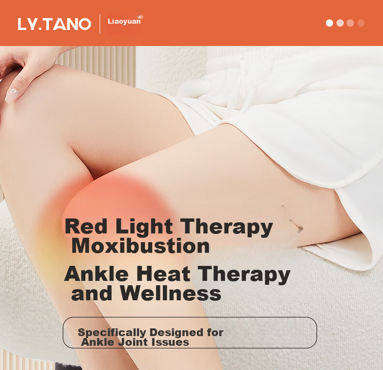Liaoyuan [Hongguang Phototherapy] Electric Heating Ankle Warmer Heat Therapy Device for Ankle Sprain and Injury Massage 1