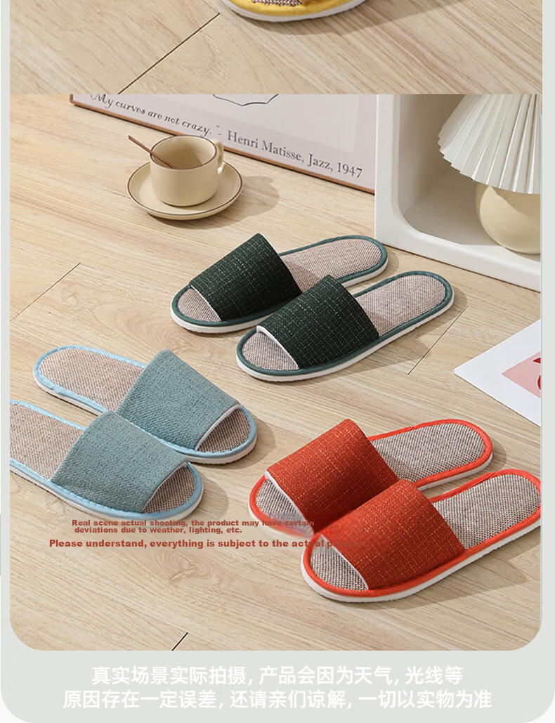 40,000 Kilometers 5 Pairs Disposable Slippers Guest Slippers Hotel Use Summer Home Non-Slip Washable Shower Shoes for Guests 11