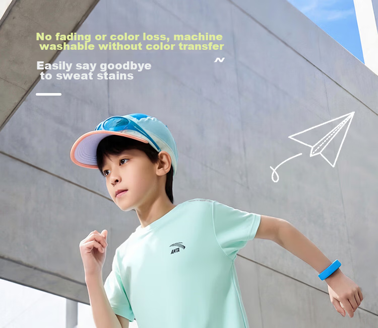 ANTA Kids Boys and Girls Easy-Clean Sports Set 2026 Summer Skin-Friendly Breathable Short Sleeve and Long Pants A72627704 11