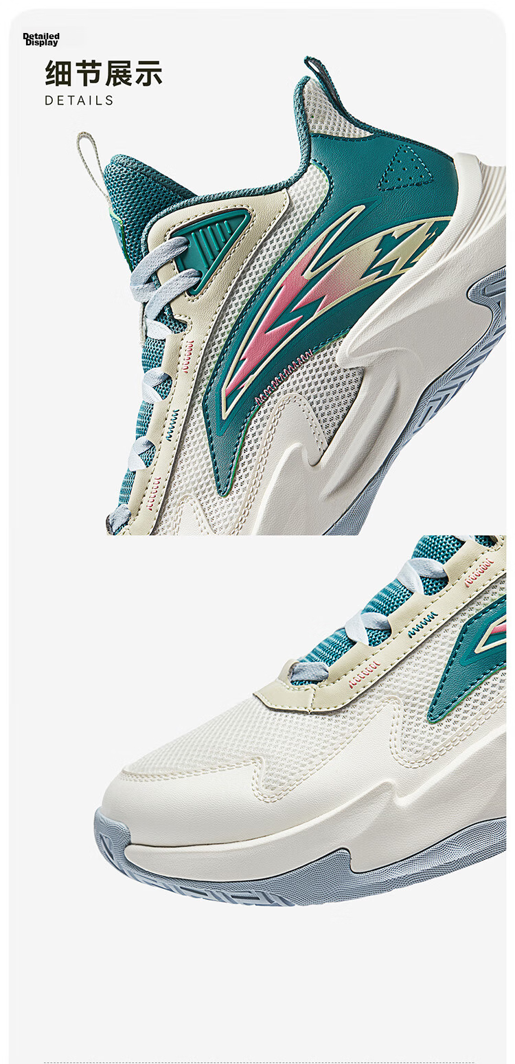 Anta Kids Boys Sports Shoes 2026 Summer Breathable Mesh Trial Basketball Shoes A12621111 42