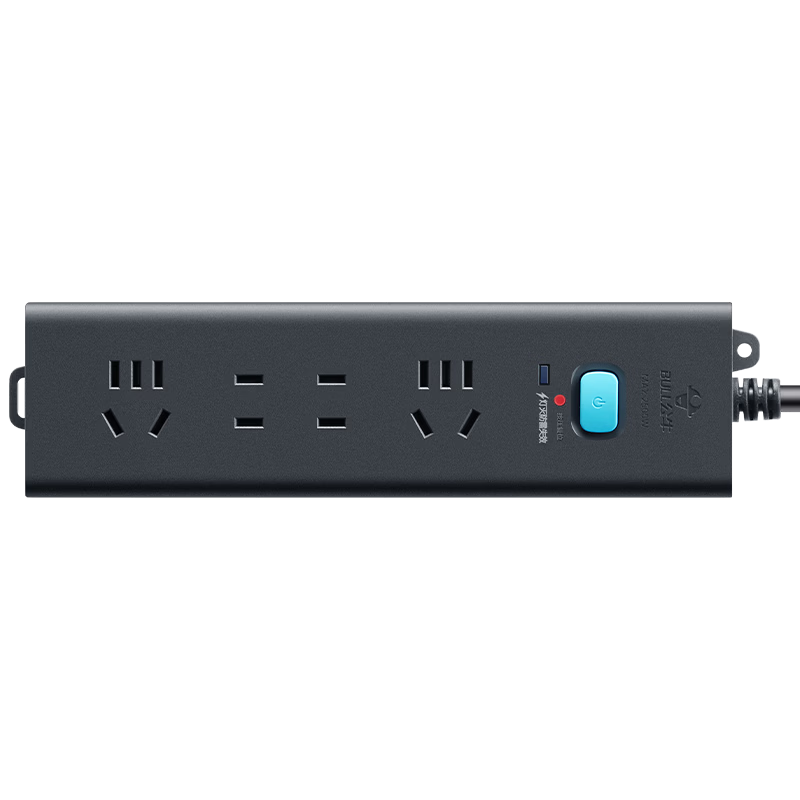 BULL Surge Protector Power Strip/Extension Cord/Power Bar/Power Strip/Power Board/Extension Cord GN-H5220 4 Outlets with Master Switch, Total Length 1.8 Meters