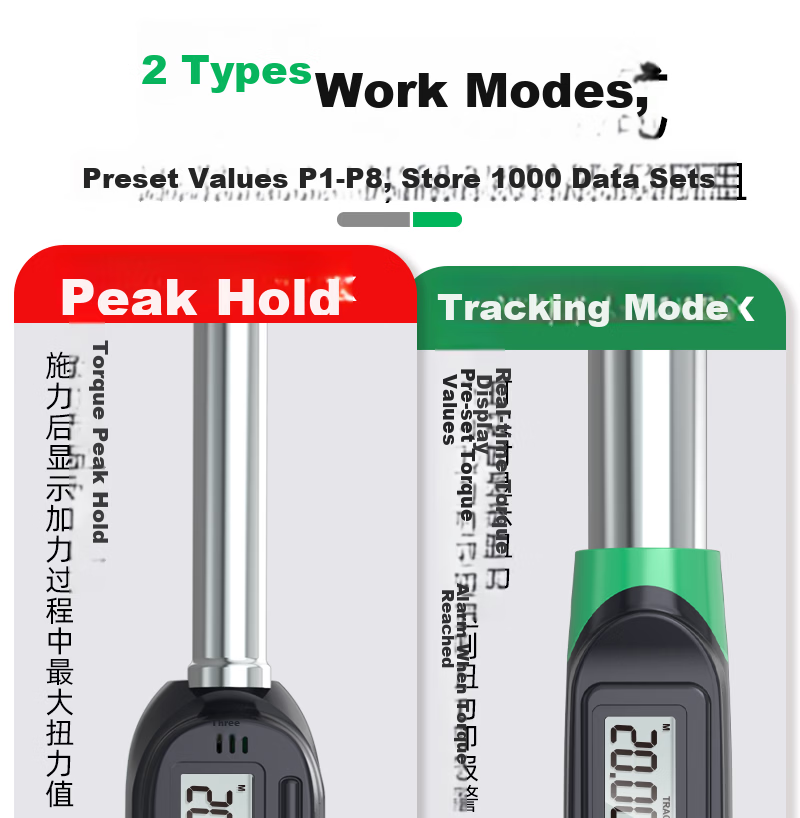 LAOA LA156030 Digital Torque Wrench 1/4 Inch High Precision 1.5-30N.m Automotive Repair 16