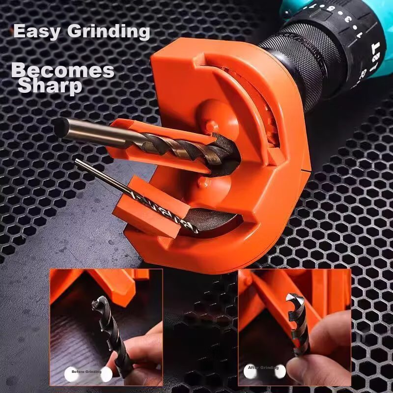 Junwen Portable Drill Bit Grinding Tool Special Grinder for Twist Drill Bits Milling Cutters Kitchen Knife Sharpener Drill Bit Repair Device 8