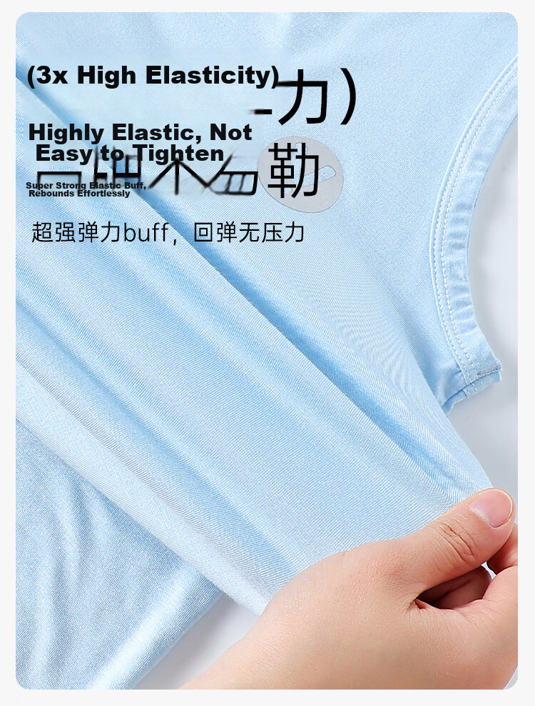 Hodo Kids Summer Thin Ice Silk Sleeveless Pajama Set for Boys and Girls, Vest Style Homewear 10