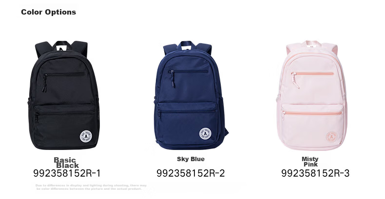 Anta Mochi Backpack Unisex Simple Large Capacity Youth Canvas Hiking Cycling Sports School Bag 12