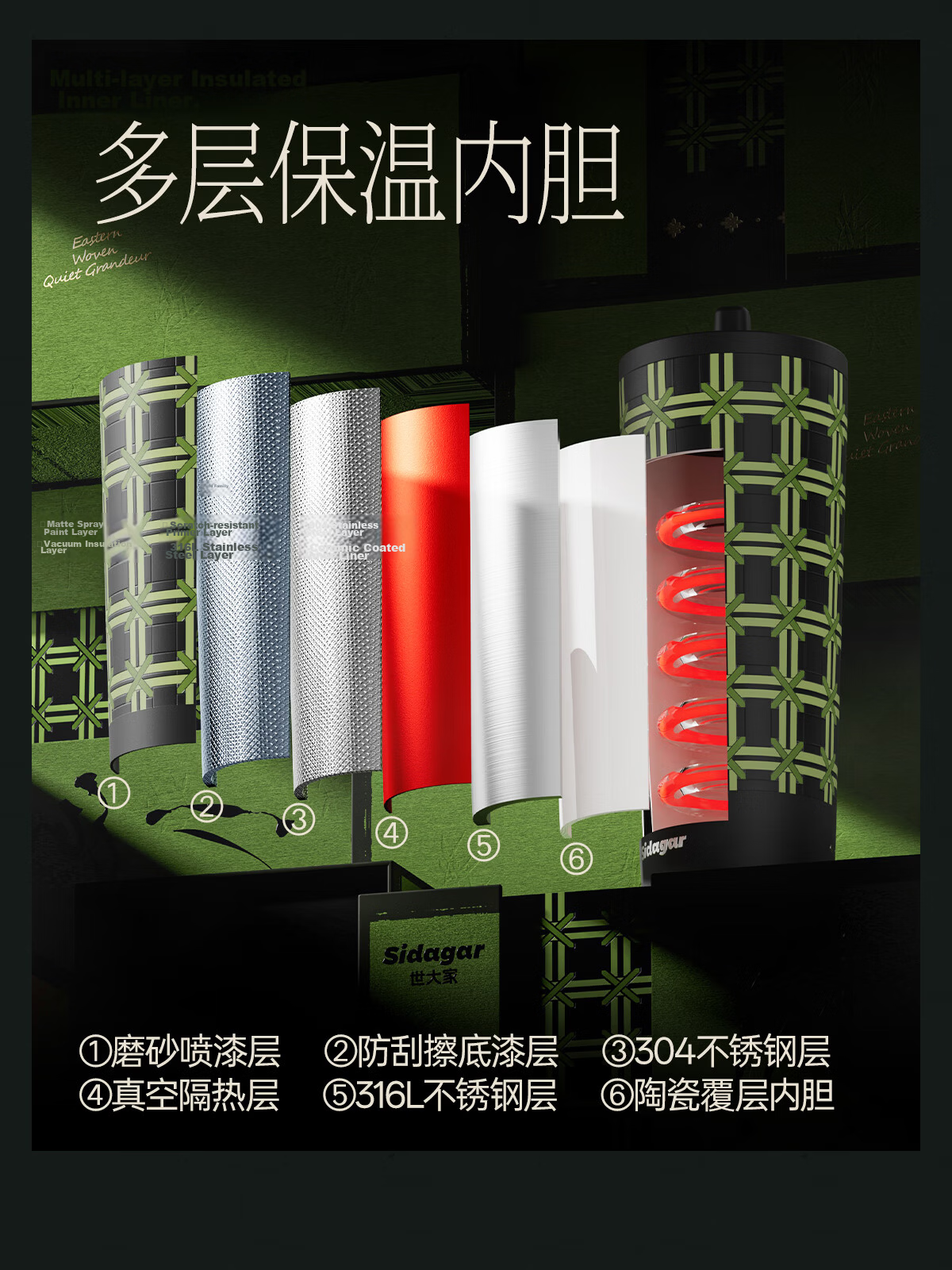 Shijia Family Insulated Tumbler Dragon Boat Festival Limited Edition Gift Box Set Elderly Gift Company Employee Group Purchase Souvenir Cup 8