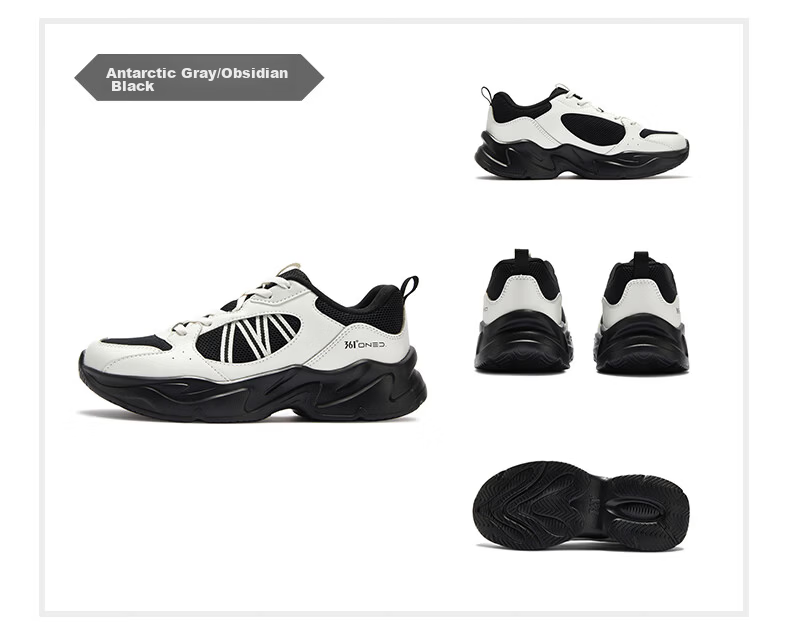 361° Women's Casual Shoes Autumn Thick Sole Comfortable Lightweight Sports Dad Shoes Versatile Women's Shoes 682636702-2 40