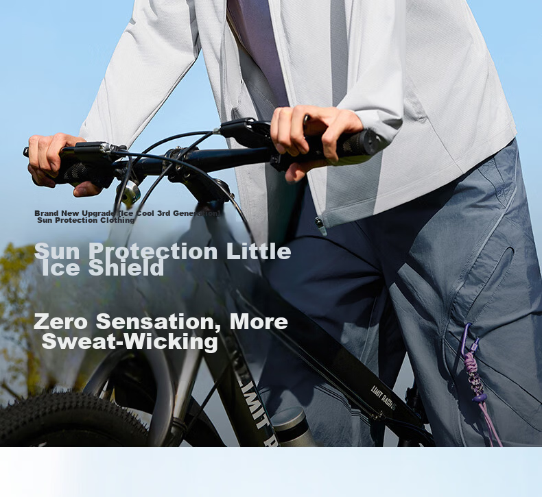 361° Men's New Sports Breathable UV Protection UPF100+ Jacket Summer 652624604D-6 2