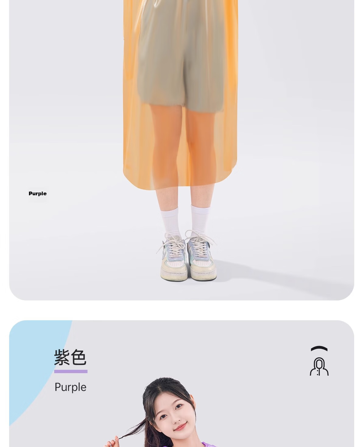 Buddygo Disposable Thickened Adult Card Long Full-Body Raincoat Anti-Storm Single Hiking Cycling Electric Vehicle Raincoat 20