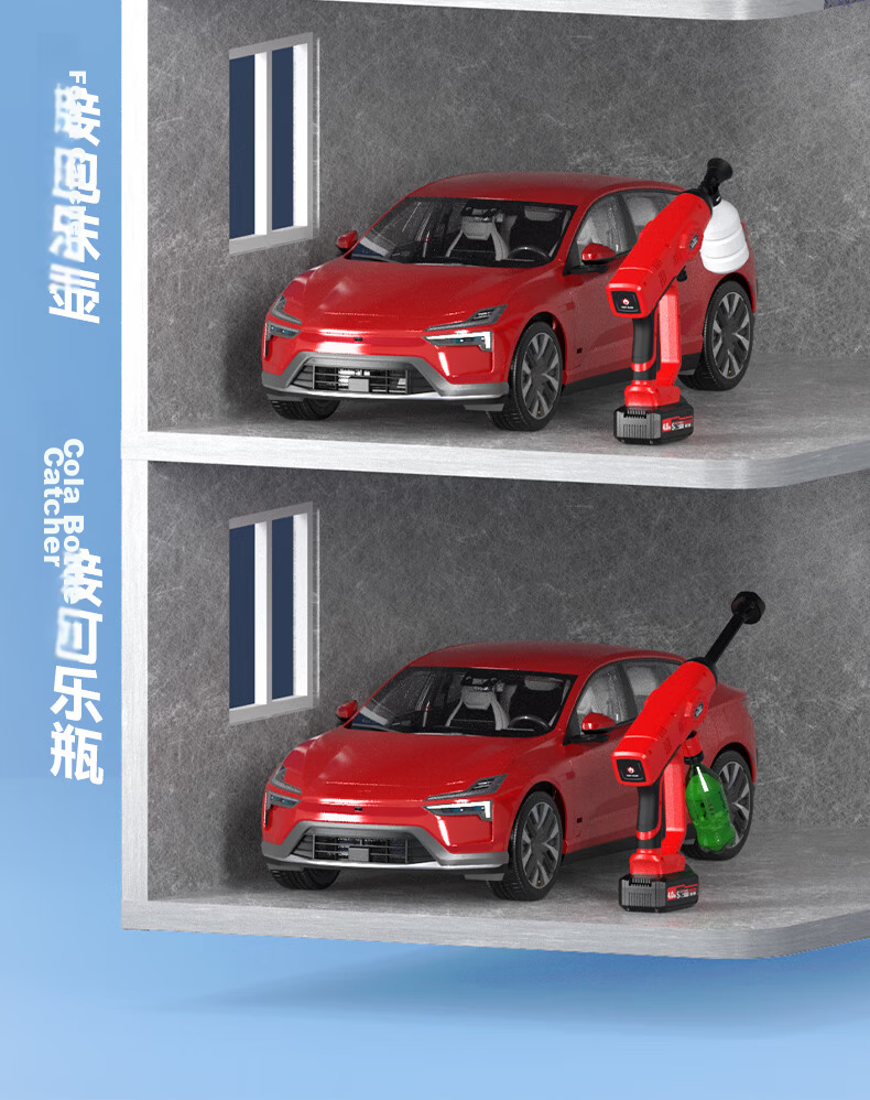 DELIXI Portable Wireless High-Power Car Washer High-Pressure Water Gun for Home Car Washing, Gardening, and Floor Cleaning 10