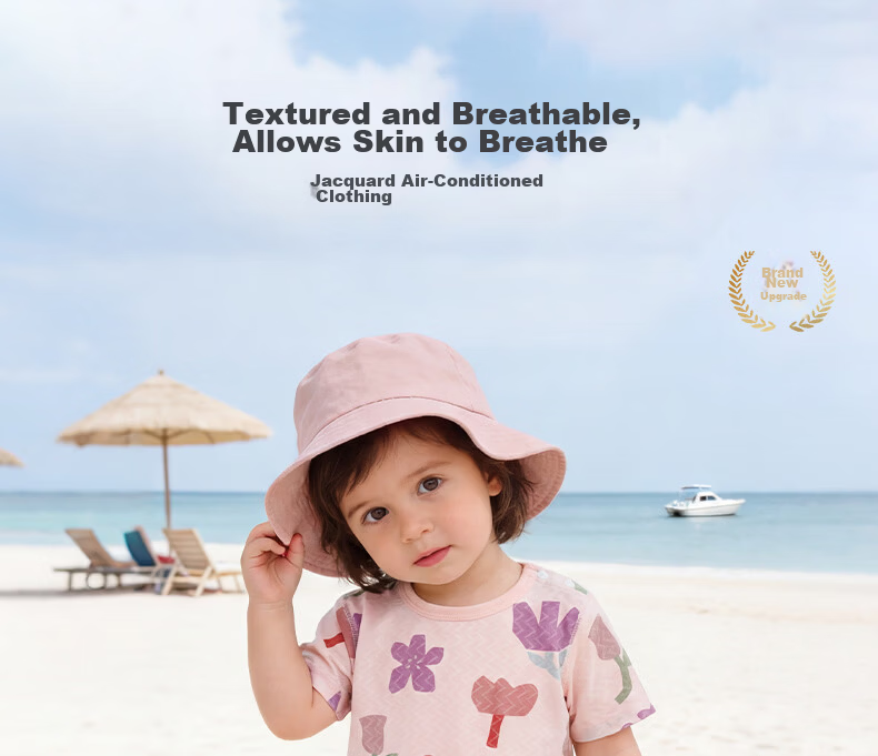 Tonglian Chuxin [Ice Silk Cotton] Baby Homewear Set Summer Thin Breathable Infant Top and Pants Air Conditioning Nine-Point Suit 1
