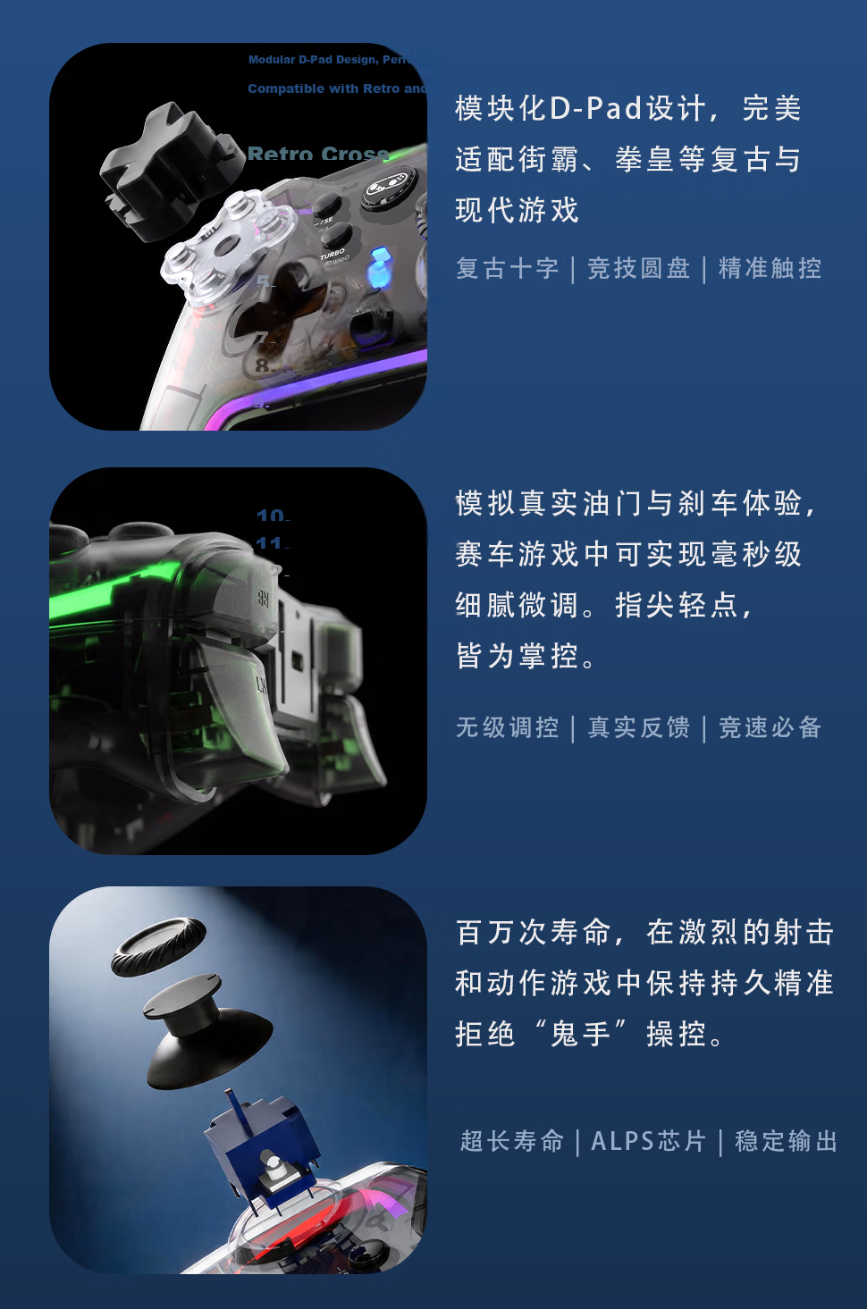 Saitek Gaming Controller Motion Vibration Wireless Bluetooth Gamepad for Switch PC Xbox Mobile TV Steam 5