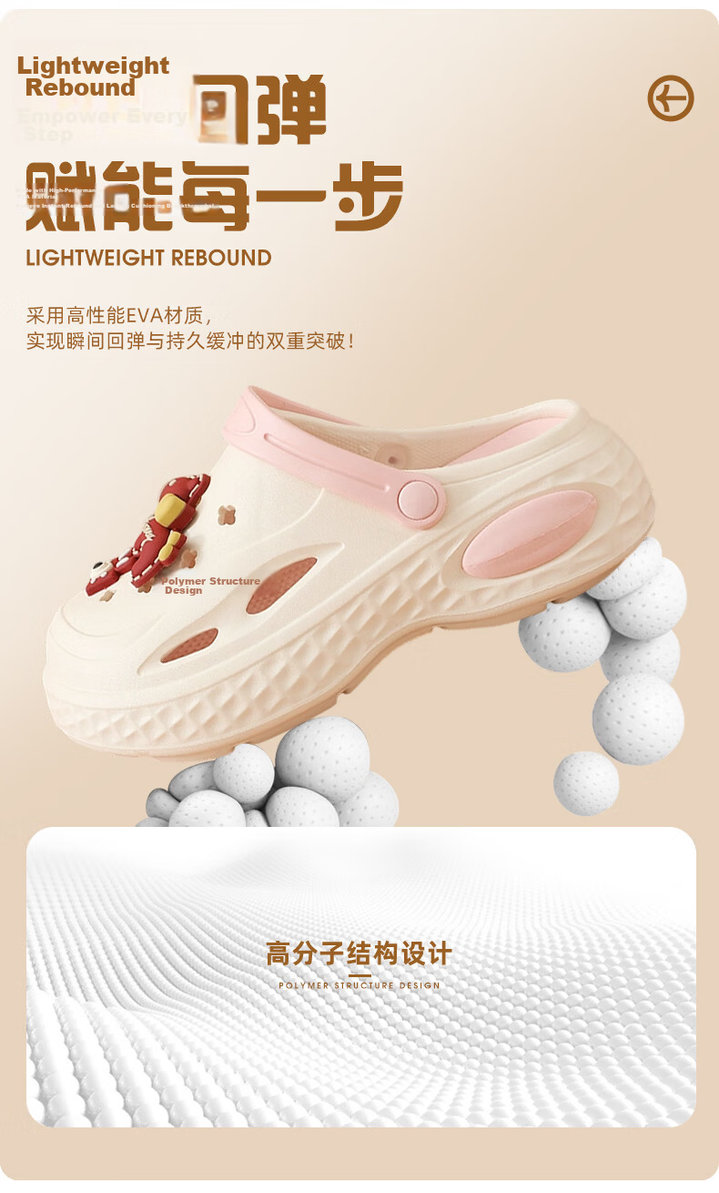 Cartelo Crocodile Cartoon Clog Shoes for Women Summer Sandals Beach Open Toe Slippers 1741 Pink Size 35-36 4