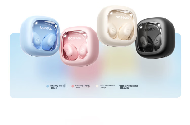 Baseus WM02s Bluetooth Earbuds 2026 Upgraded AI Sleep In-Ear True Wireless Earphones Low Latency Bluetooth 6.0 Physical Noise Cancellation for Apple Huawei Xiaomi 10