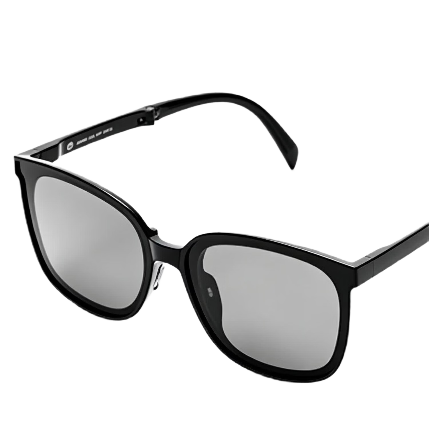 JD Original [Foldable Large Frame] Versatile Polarized Sunglasses, UV Protection Cycling Glasses for Men And Women, Black-Gray Square Frame