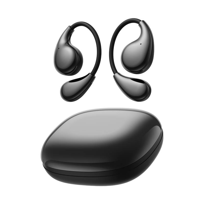 GFFOCUS 2026 Latest Bone Conduction Bluetooth Earphones, Digital Battery Display, Open-Ear Wireless Sports Running Headset, Non-In-Ear, Noise Reduction, Long Battery Life