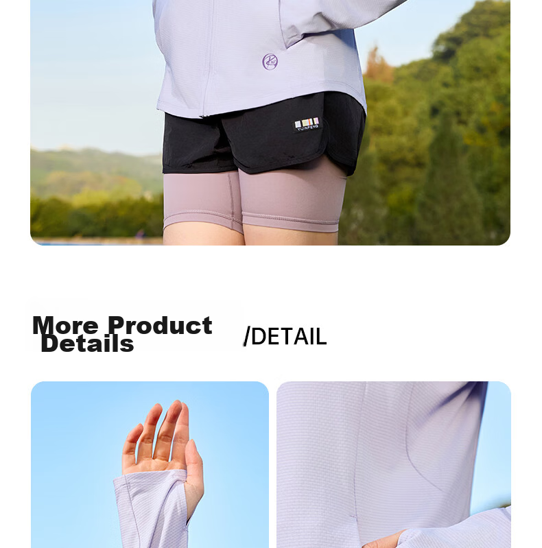 361° Women's Summer Sunscreen Jacket New Sports UV Protection UPF100+ Outdoor Coat 662624608D-7 56
