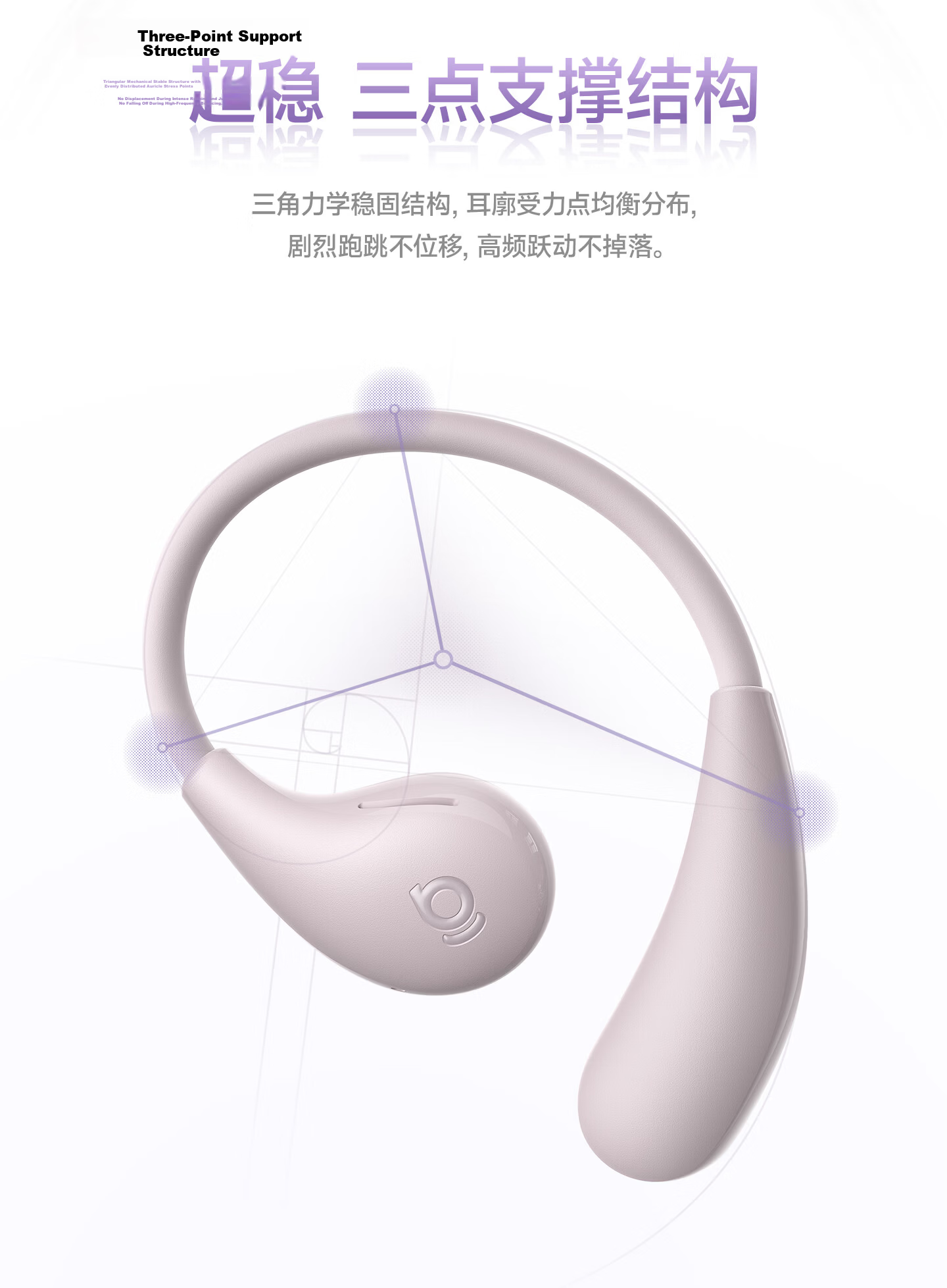Baseus BF1 Lite 2026 New Bluetooth Earphones Open-Ear Hanging Design AI Translation Sports Call Long Battery Life Starry Black 10