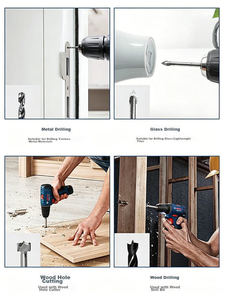 BOSCH GSR120-Li Cordless Electric Drill Lithium Battery Rechargeable Screwdriver Power Tool Single Battery 4