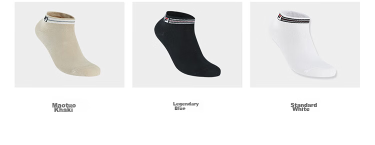 FILA Official Women's Low-Cut Socks 2026 Spring New Sports Socks Fashion Casual Comfortable Short Socks 3